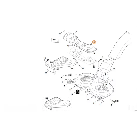 Stihl   Pokrywa ochronna, str. lewa 6170 706 0855